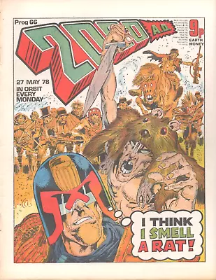 Buy 2000 AD PROG No 66 - 27th MAY 1978 JUDGE DREDD DAN DARE EXCELLENT CONDITION • 7.99£