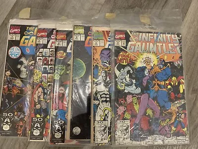 Buy Infinity Gauntlet Comics 1991 1to 6 • 100£