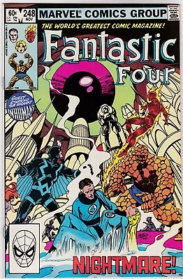 Buy Fantastic Four #248, November 1982! John Byrne Story And Art! Marvel Classic!! • 3.88£