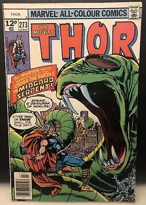 Buy The Mighty THOR #273 Comic Marvel Comics • 3.62£