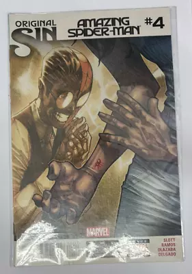 Buy Amazing Spider-Man #4 Original Sin First Appearance Of Silk 2014 [NR] • 40£