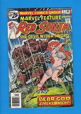 Buy Marvel Feature #5 RED SONJA Marvel 1976 Fine • 3.88£
