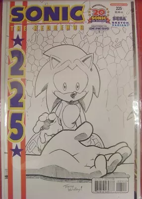 Buy Sonic The Hedgehog 225 Archie Sketch Variant Comic Sega 20th Anniversary 2011 Nm • 7.77£