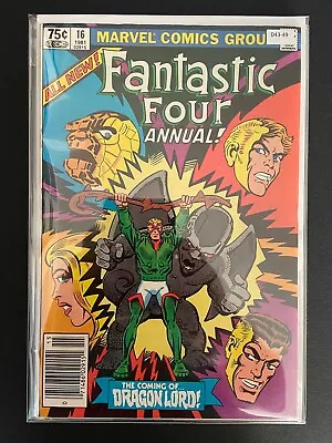 Buy Fantastic Four Annual 16 Newsstand Higher Grade 8.0 Marvel Comic D43-49 • 9.31£