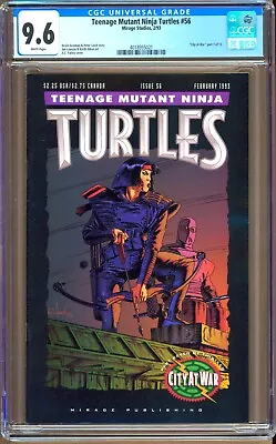 Buy Teenage Mutant Ninja Turtles #56 (1993) CGC 9.6  WP  Farley  City At War  Part 7 • 77.65£