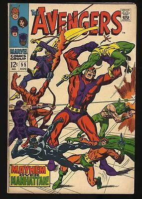 Buy Avengers #55 FN- 5.5 1st Appearance Of Ultron! Black Knight! Marvel 1968 • 45.82£