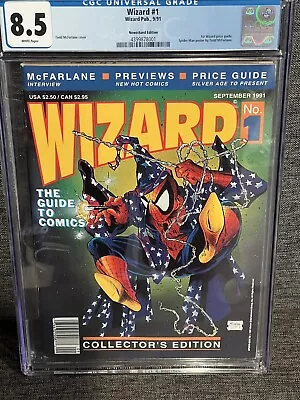 Buy Wizard Magazine 1 Newsstand Cgc 8.5 • 264.05£