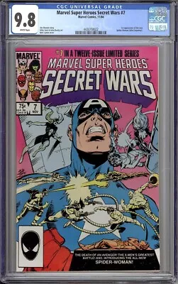 Buy MARVEL SUPER-HEROES SECRET WARS #7 - CGC 9.8 - 1st Spider-Woman Marvel 11/84 • 127.36£