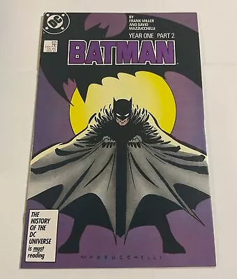 Buy Vintage Batman  #405 VF-NM Year One Part 2 Frank Miller DC 1987 Combined Ship • 6.57£