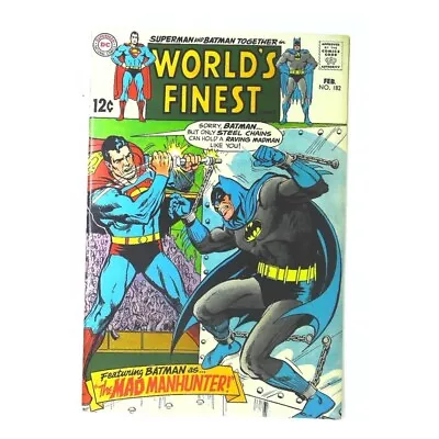 Buy World's Finest Comics #182 DC Comics VF Minus Full Description Below [k; • 23.54£