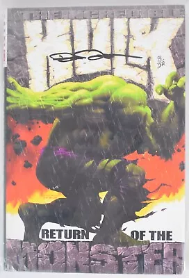 Buy Incredible Hulk Volume 1 Hardcover Marvel Comics Signed By Bruce Jones 81/299 • 175£