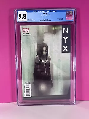 Buy NYX #3  (2004)  1st X-23 Laura Kinney - CGC 9.8 -   WHITE PAGES MY LOWEST PRICE • 1,009.58£