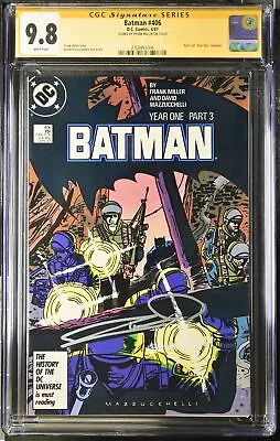 Buy * BATMAN #406 CGC 9.8 SS Signed Miller Year One Part 3 Catwoman  (2768993006) * • 349.44£