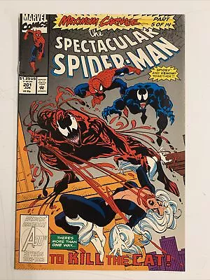 Buy Spectacular SPIDER-MAN #201 NM Marvel 1993 VENOM In MAXIMUM CARNAGE HIGH GRADE • 11.65£