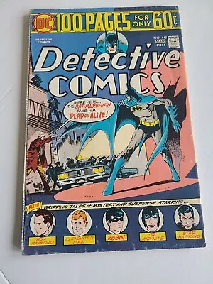 Buy DETECTIVE COMICS 445, DC COMICS 1975 Hi Res Scans, VG+ • 10.87£