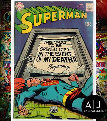 Buy Superman #213 VG+ 4.5 (DC) 1969 • 10.06£