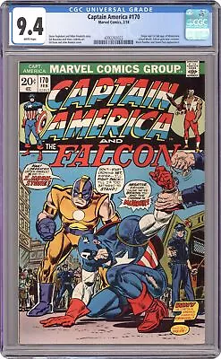 Buy Captain America #170 CGC 9.4 1974 4392292022 • 81.69£