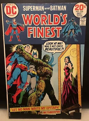 Buy Worlds Finest Comics #220 Comic Dc Comics Superman And Batman • 5.82£