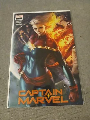 Buy Captain Marvel #1 Walmart Orange Artgerm 2019 Marvel • 10.06£