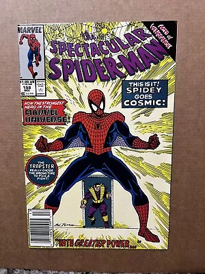 Buy 1989 Marvel Comics The Spectacular Spider-Man #158 NEWSSTAND VF/NM • 4.58£