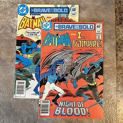 Buy BRAVE AND THE BOLD #192 And 195 (BATMAN And I...VAMPIRE, 1983) VF+ 8.5 Superboy • 7.76£