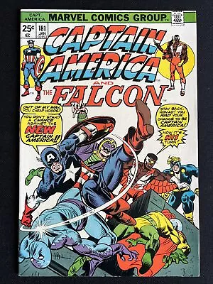 Buy Captain America /Falcon #181 2nd Appearance Of Nomad (Steve Rogers)  Bronze 1974 • 11.61£