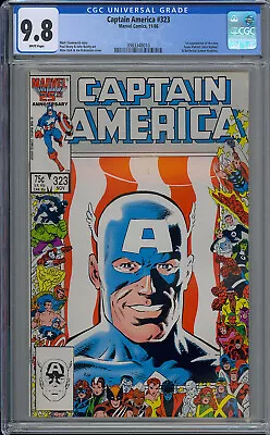 Buy Captain America #323 Cgc 9.8 White Pages  1st John Walker Super Patriot • 186.39£