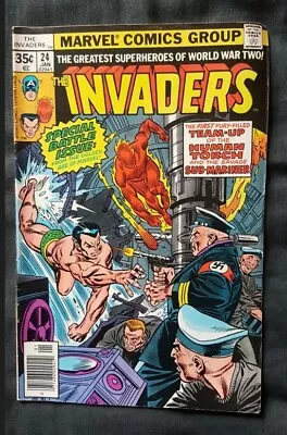 Buy Vintage Marvel All-Colour Comics The Invaders No. 24 January 1978 FN+ (6.5) • 3.50£