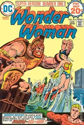 Buy Wonder Woman #215 VG- 3.5 1975 Stock Image Low Grade • 8.54£