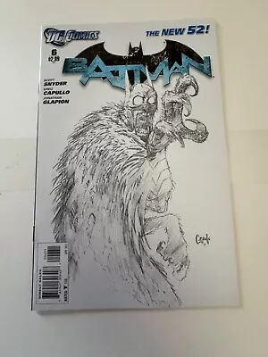 Buy Batman #6 Sketch Comic 1st Print 1:200 Unread 1st App Of Court Of Owls • 232.21£