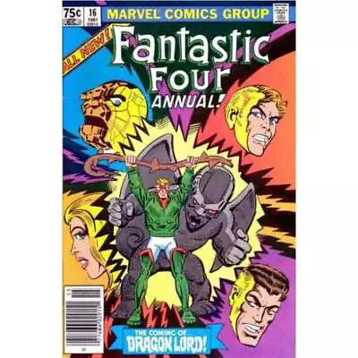 Buy Fantastic Four Annual #16 Newsstand  - 1961 Series Marvel Comics VF+ [a| • 6.09£
