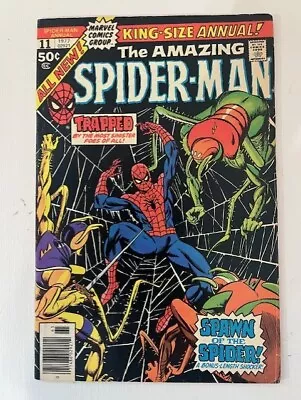 Buy Amazing Spider-Man King Size Annual #11 -1st Appearance Pc6 Good 1977 • 4.86£