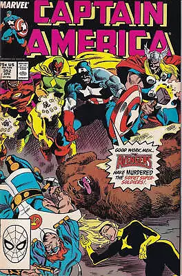 Buy Captain America #352 - Marvel Comics - 1989 • 2.95£