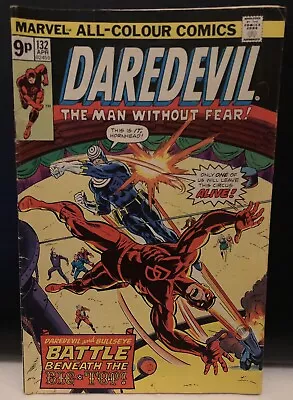 Buy Daredevil #132 Comic Marvel Comics 2nd App Bullseye Bronze Age • 16.25£