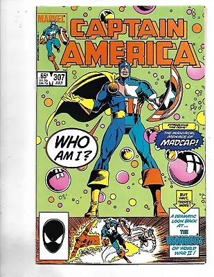 Buy Captain America #307, 1985, NM Plus, 9.6, 1st Madcap, Stan Lee Classic Era • 38.83£
