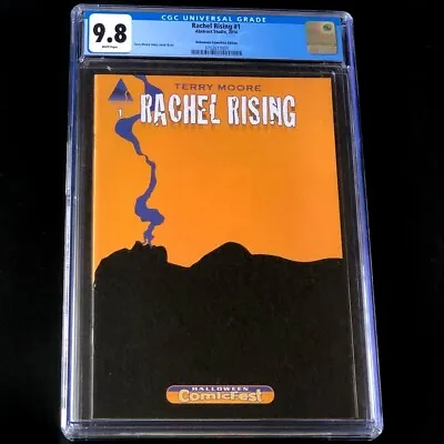Buy Rachel Rising #1 💥 CGC 9.8 💥 Orange Halloween ComicFest VARIANT Abstract 2014 • 115.71£