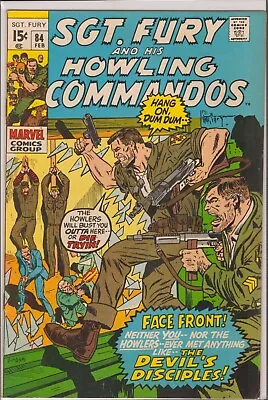 Buy 47825: Marvel Comics SGT.FURY AND HIS HOWLING COMMANDOS #84 VF Grade • 15.11£