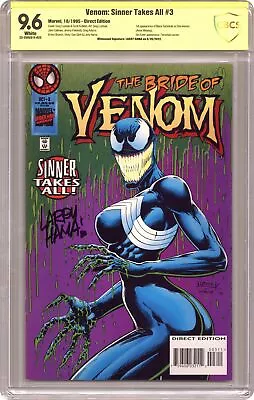Buy Venom Sinner Takes All #3 CBCS 9.6 SS Larry Hama 1995 22-2592D1E-022 • 194.15£