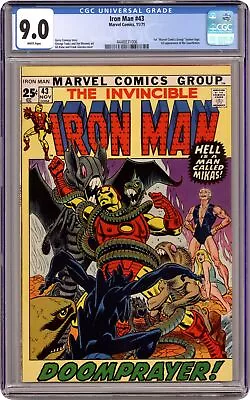 Buy Iron Man #43 CGC 9.0 1971 4448831006 • 139.79£