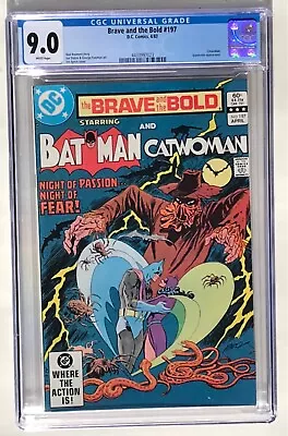 Buy Brave And The Bold #197 CGC 9.0 Catwoman & Scarecrow Appearance DC Comics 1983 • 81.54£