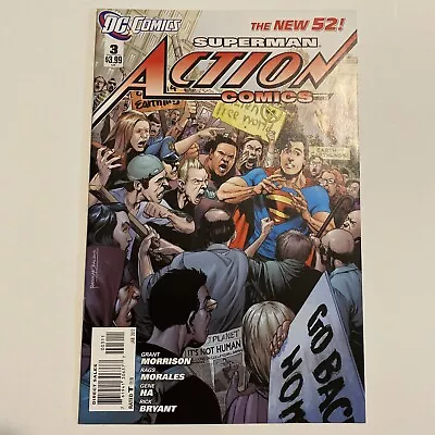 Buy *** ACTION COMICS # 3 *** SUPERMAN / THE NEW 52  / DC Comics 2012 … VF/NM (9.0) • 1.55£
