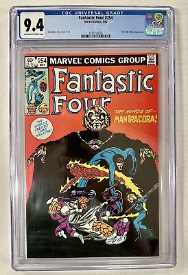 Buy Fantastic Four #254 CGC 9.4 1983 1st Appearance Mantracora 🔑 • 45.04£