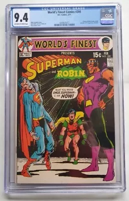 Buy Superman And Robin: The Origin Of Robin Briefly Retold Comic, CGC 9.4, Vol1 #200 • 60£