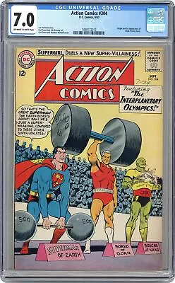 Buy Action Comics #304 CGC 7.0 1963 1488172013 • 104.84£