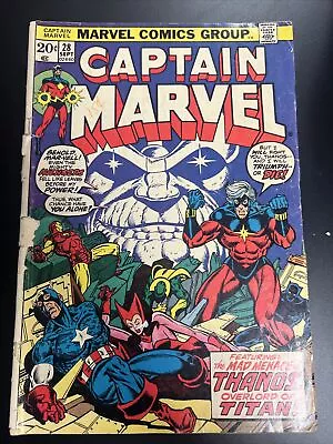 Buy Captain Marvel #28 1973 VG 1st Eon 3rd Drax Thanos App Key Issue MCU • 13.19£