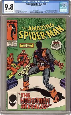 Buy Amazing Spider-Man #289D CGC 9.8 1987 1618377010 • 178.62£