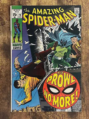 Buy Amazing Spider-Man #79 - GORGEOUS - 2nd App Prowler - Marvel 1969 • 10.48£