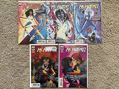 Buy Magnificent Ms. Marvel #7 8 9 2nd Print Vecchio Variant Set W/bonus Marvel 2020 • 20.18£