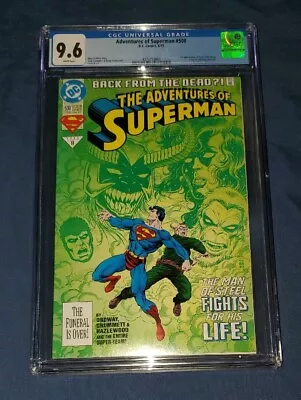 Buy Adventure Of Superman: #500, CGC 9.6 (1st Appearances Of Superboy & Steel)  • 42.71£
