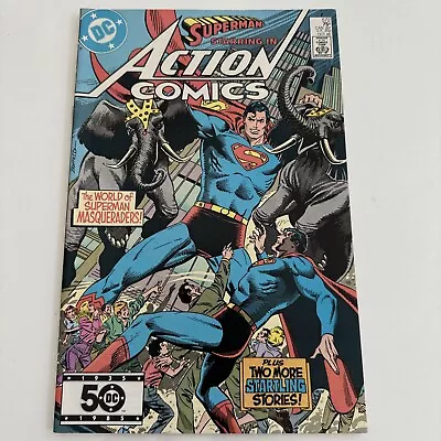 Buy Action Comics # 572 | Direct Edition | Superman ! Copper Age DC Comics 1985 VF+ • 3.10£